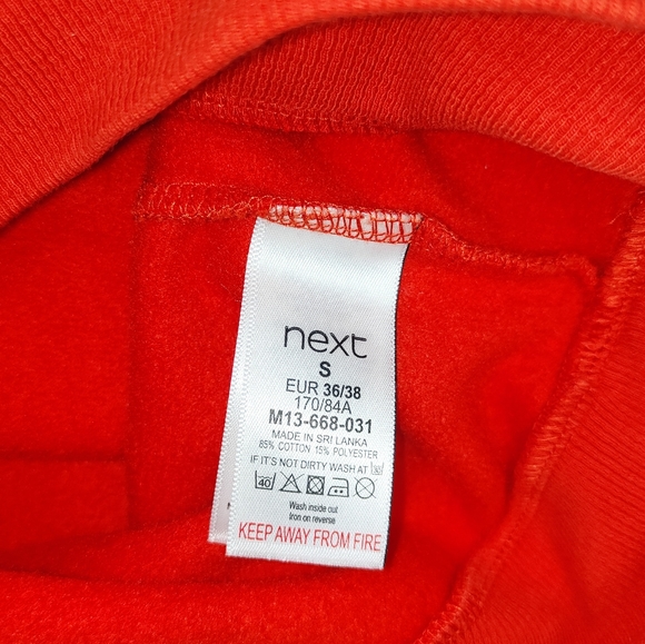 Pink Panther Next Red Sequin Jumper Sweatshirt BNWT Size S Small UK 8 10 - Picture 8 of 9